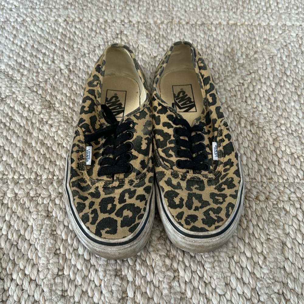 Leopard Print Vans - image 1
